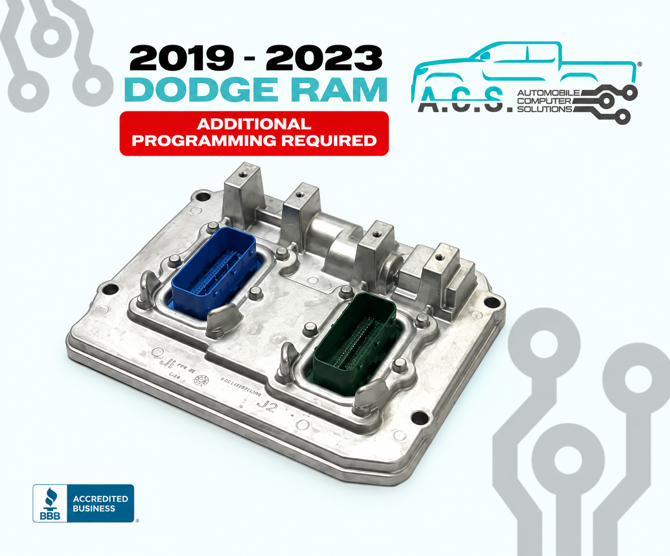 2019-22 Dodge Cummins 6.7L CM2450B ECM 6372744