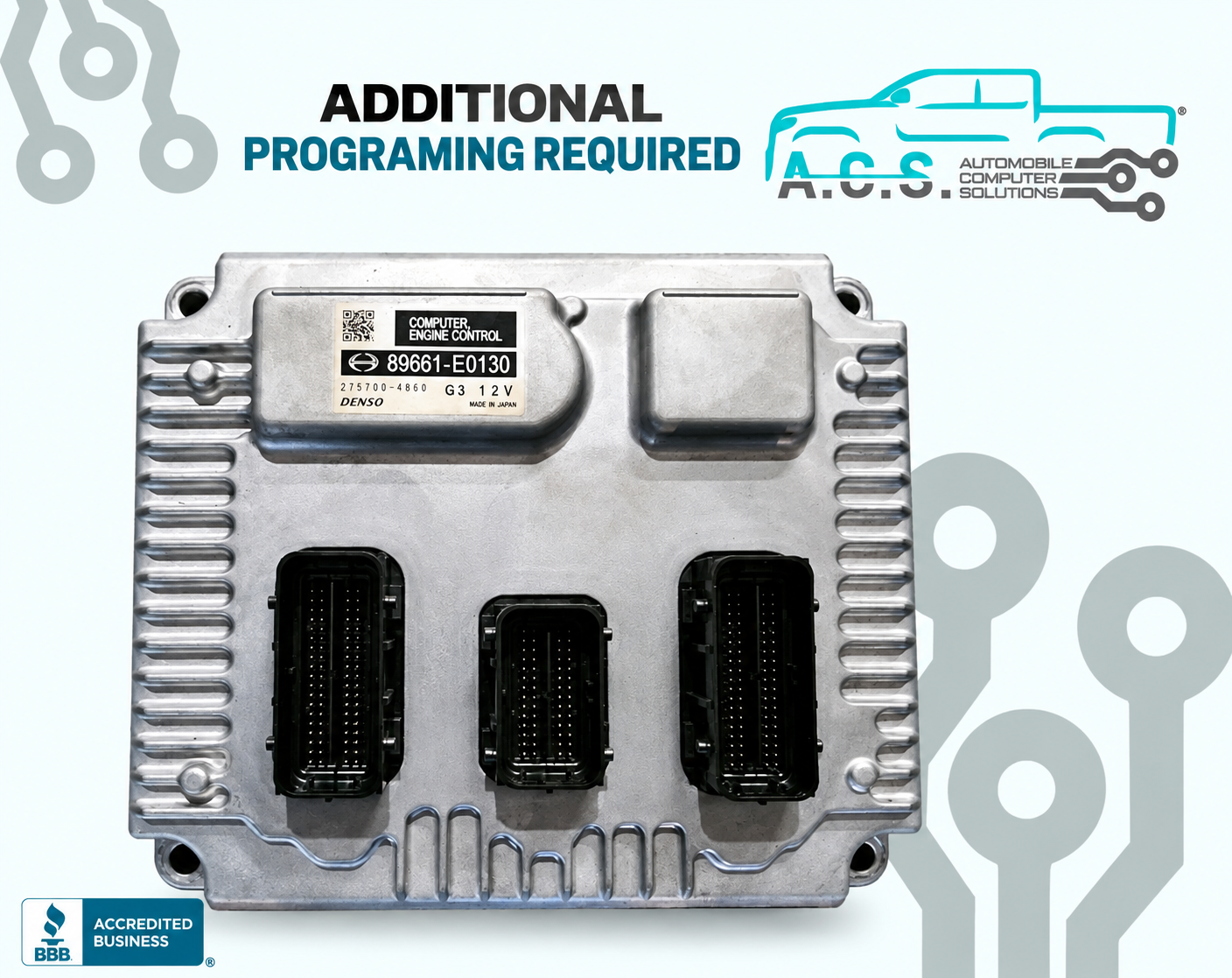 89661-E0130 Remanufactured Engine Computer ECU ECM PCM