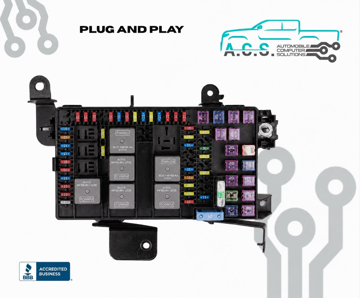 2002-07 Ford F350 Fuse Box Module