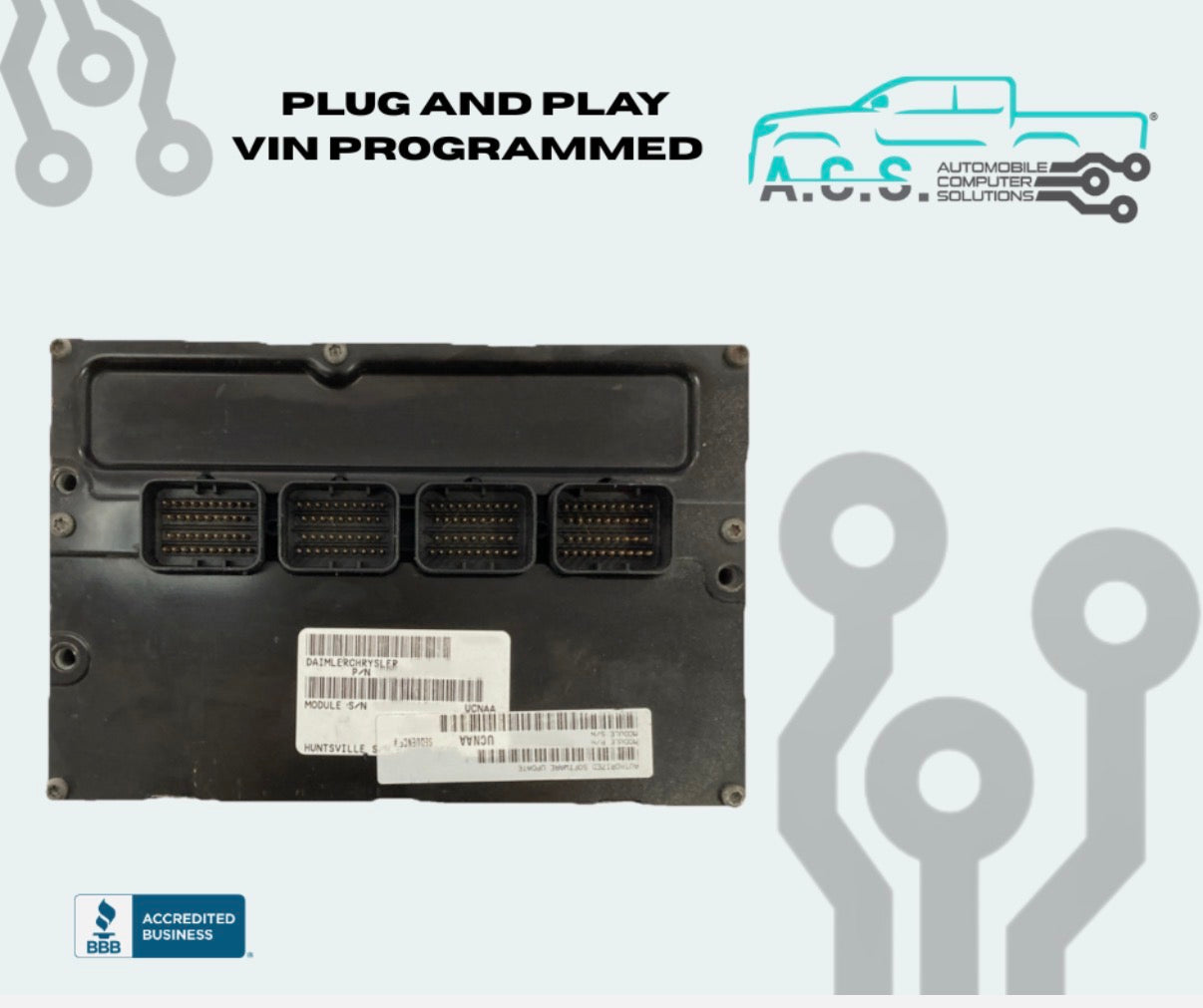 2004-2005 Chrysler PT Cruiser ECU/ECM P05033292 *VIN PROGRAMMED*