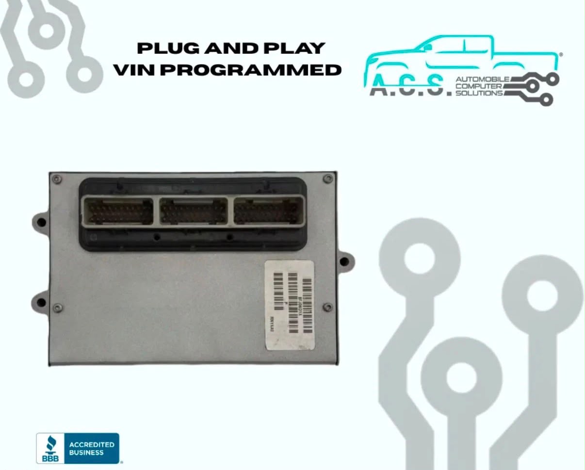56041360 | 1997 Jeep Wrangler PCM 2.5L ECM Engine Computer ECU Programmed Plug&Play