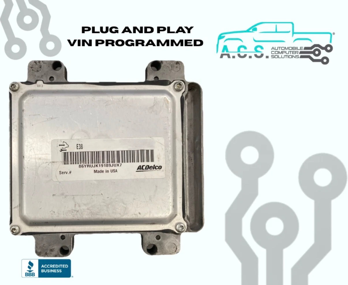 2008 Chevrolet Corvette 6.2L ECM Engine Computer PCM ECU Programmed Plug&Play