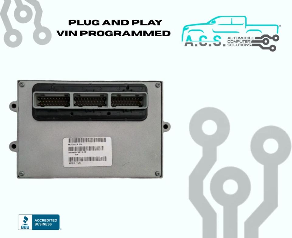 56040984 | 1996 Dodge Ram Truck Cummins 5.9L ECM Engine Computer PCM ECU Programmed Plug&Play