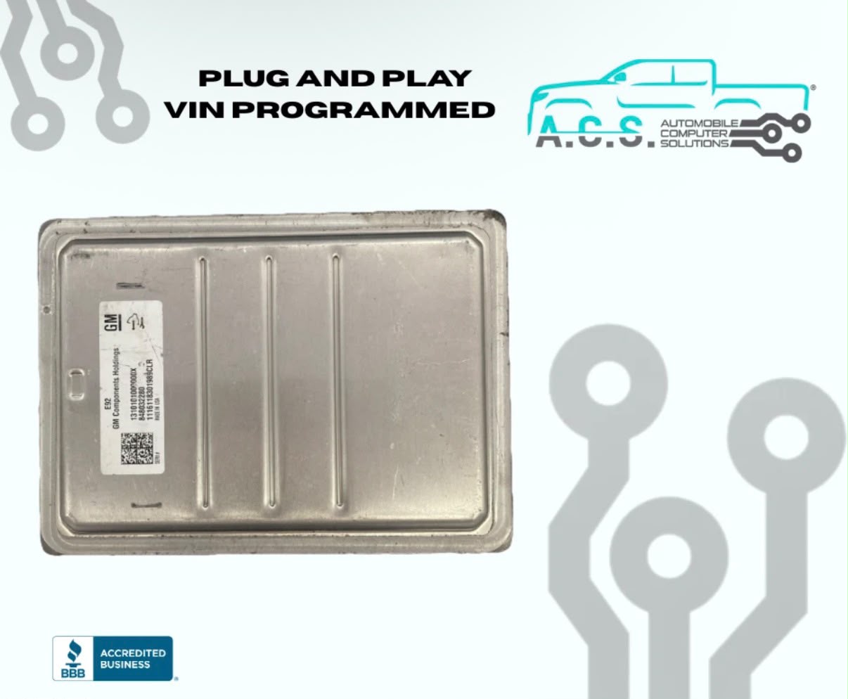 12662034 | 2016 Cadillac Escalade 6.2L PCM Engine Computer ECM ECU Programmed Plug&Play