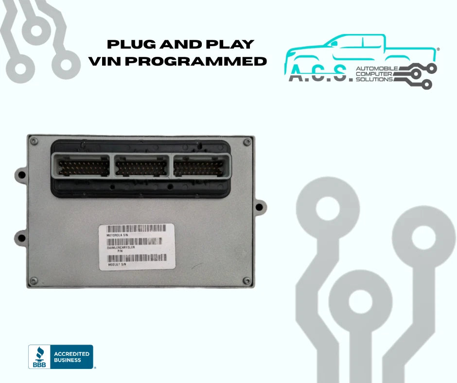 04897619AA | 1997 Dodge Ram Truck Cummins 5.9L ECM Engine Computer PCM ECU Programmed Plug&Play